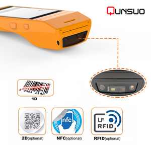 Qunsuo <span class=keywords><strong>PDA</strong></span> 5501 Máy Quét Mã Vạch Vân Tay <span class=keywords><strong>Android</strong></span> <span class=keywords><strong>PDA</strong></span> Với Máy In Mini - Product Image 3
