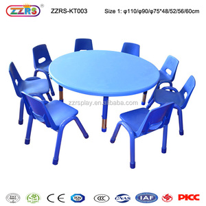 Thiết bị mẫu giáo nhựa bàn tròn và ghế cho trẻ em - Product Image 2