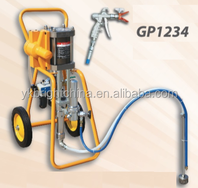 Безвоздушный распылитель высокого давления GP1234 34:1 0,3 л/мин 100-МПа раз/мин цилиндр Диаметр мм