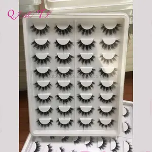 थोक 100% क्रूरता नि: शुल्क मिंक झूठी eyelashes 3D निजी लेबल असली मिंक lashes विक्रेताओं