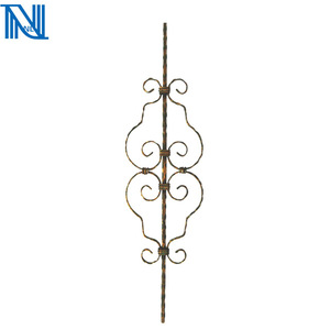 Reparto forjado arte del metal balaustre balcón hecho en china - Product Image 3
