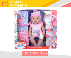 Muñeca Bebé <span class=keywords><strong>Reborn</strong></span> de Silicona Suave Realista de 16 Pulgadas con Ojos Parpadeantes y Ropa Intercambiable para Niñas - Product Image 4