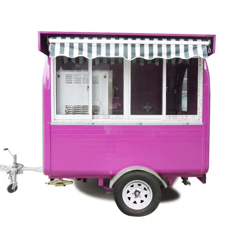 Calidad Superior promocional calle al aire libre móvil carrito de comida negocio de franquicia