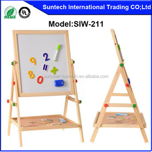 Set di Giocattoli per Disegno con Lavagna Magnetica in Legno Decorativa per Bambini da Interni Suntech - Product Image 3