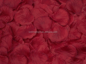 Ensemble <span class=keywords><strong>de</strong></span> pétales <span class=keywords><strong>de</strong></span> roses en soie, pièces, fausses fleurs décoratives, pour mariage - Product Image 3