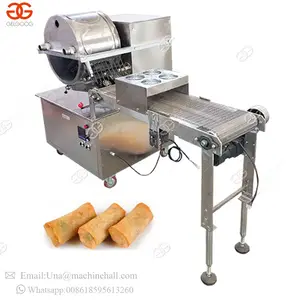 Envoltorio automático de rollos de huevo, máquina para hacer crepes Lumpia, Injera etíope, máquina para hacer hojas de rollo de primavera