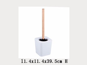 Porte-brosse à dents en bambou avec couvercle cylindrique au design moderne - Product Image 6