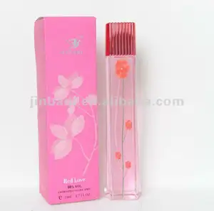 Jinbadi amor rojo precio competitivo perfume femenino aerosol sexo