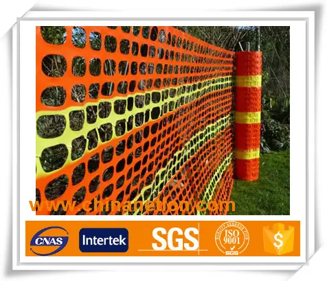 construction protect orange plastic safety barrier fence