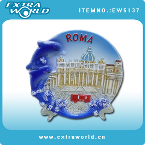 Cerámica decorativa rumania placa de recuerdo para regalo del recuerdo - Product Image 3