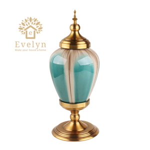 Vase à fleurs en céramique avec fissure de glace Unique, accessoires créatifs de décoration pour la maison, pièces d'exposition d'<span class=keywords><strong>art</strong></span> populaire - Product Image 4