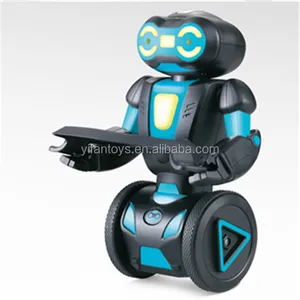 Brinquedo robô rc com luz e música, kit de brinquedo musical para presente, balanço e música