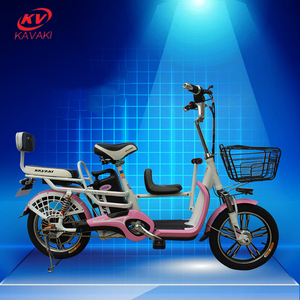 KAVAKI Nouveau Vélo Électrique Familial 250w avec Trois Sièges et Siège Bébé - Product Image 2