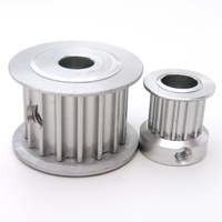 Polea de sincronización HTD 3M de 20 mm de ancho, 24/28 dientes, personalizable para máquina láser de CO2