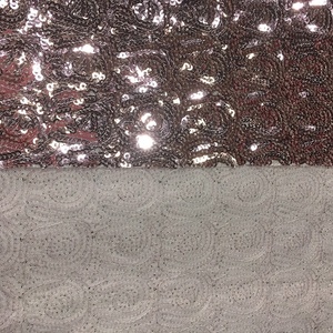 Wholesale Newest Fashion Design Good Quality Colorful Polyester Gold <strong>Sequin</strong> Fabric <strong>Mesh</strong> - Product Image 4