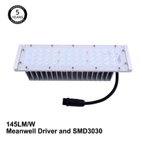 50 w Usine Prix IP66 Imperméable Réverbère Haute Lumens 145lm/W Rue LED Modules