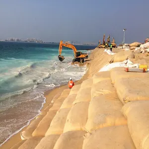 אוקיינוס לא ארוג Geo שקיות/Geotextiles חול מיכל לחוף הגנה