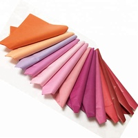 Papier de soie d'emballage cadeau 100% pure pâte vierge, résistant à la graisse, de diverses couleurs, pour chaussettes, vêtements et chaussures, fournisseur chinois