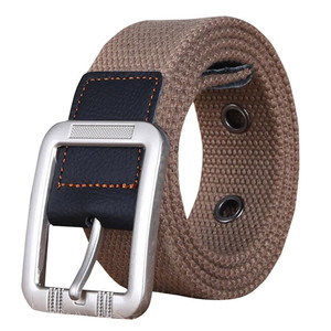 Style <span class=keywords><strong>militaire</strong></span> Hommes Mode Personnalisé Ceintures avec Boucle Ardillon En Métal - Product Image 3