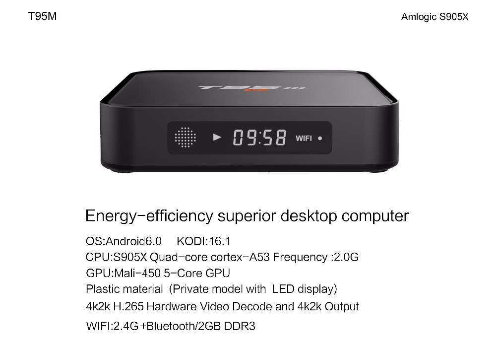 S905X Android media player Amlogic de Cuatro Núcleos 2G 8G 4 K XBMC inteligente Google TV BOX Bluetooth HD 2.4 Ghz WiFi Mini PC