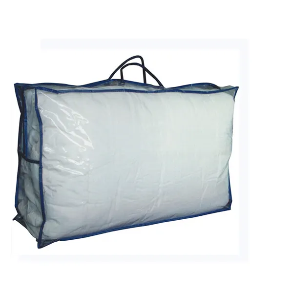 नई अनुकूलित पारदर्शी निविड़ अंधकार पीवीसी ज़िप तकिया/कंबल/रजाई प्लास्टिक बैग