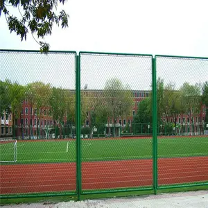 Wholesale price chain link fence panel cattle farm fence metal court fence