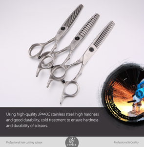 6 Inch Kéo Cắt Tóc Nhật Bản 440c Thép Chuyên Nghiệp Salon Tóc Kéo Tỉa Thưa - Product Image 6