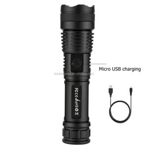 Alonefire Đèn Pin LED Zoom Công Suất Cao H002 XHP50 Đèn Sáng Săn Bắn Đèn Pin Usb Câu Cá Tuần Tra Ngoài Trời Mạnh Mẽ Hoạt Động 26650 - Product Image 5