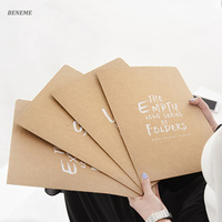 Carpetas de Archivo de Cartón y Papel Kraft con Dos Bolsillos, con Estampado Plateado y Logotipo Impreso