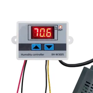 XH-W3005 Digital Humidity Controller 220V 12V 24V Hygrometer Humidity Control Switch 0〜99% RH Hygrostat Humidityとセンサー