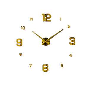 Zogift Newest High Quality Circular <strong>Wall</strong> <strong>Clock</strong> Modern Big Digital 3D DIY Acrylic <strong>Mirror</strong> Quartz Electronic Movement Needle <strong>Clocks</strong> - Product Image 3