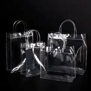 China factory multi dimension 24 size options custom transparent plastic PVC bag