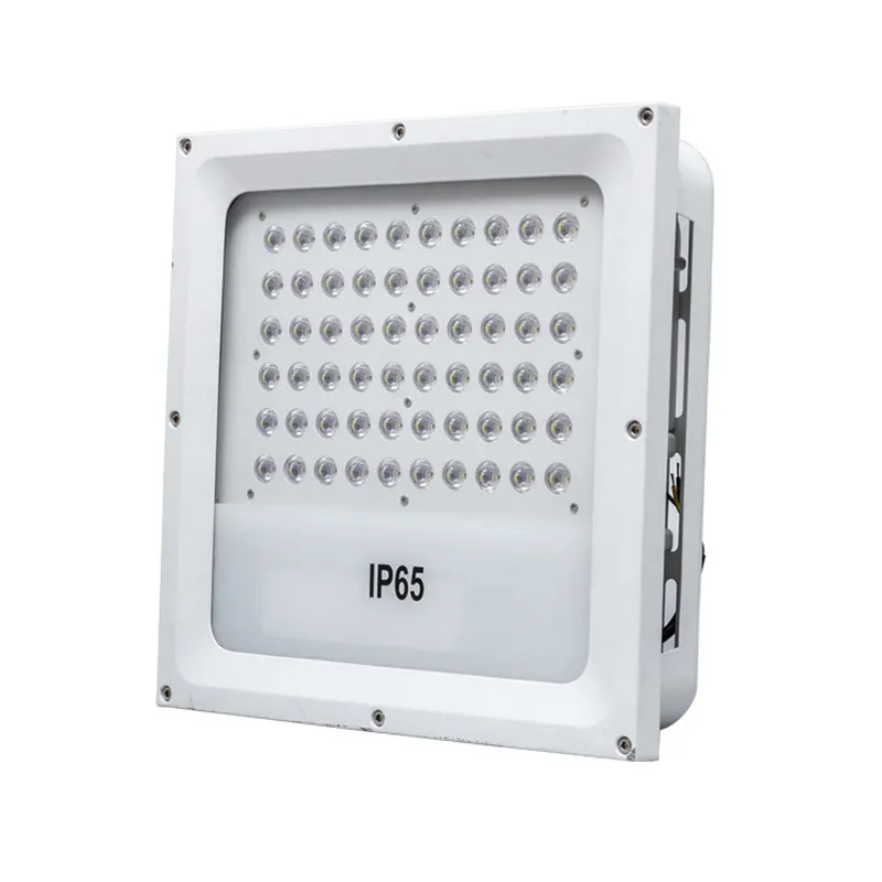 Luzes de cobertura de estação de gás ip66, exterior, à prova d' água, forma quadrada, 100w, led