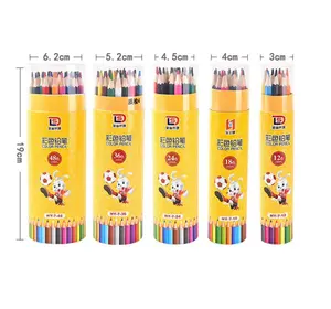 Ensemble de crayons personnalisés en coton, petite quantité, prix bon marché, promotion, jeu de couleur