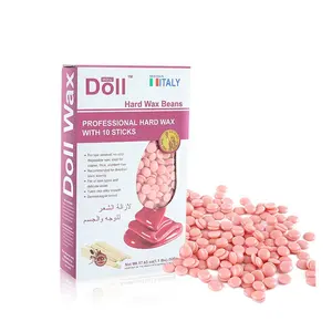 Doll Wax 500g Pink Depilatory Hard Wax Beans Body Hair Removal For Man / Woman Salon/home Use