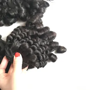 Penjualan Terbaik Keriting Klasik, Rambut Keriting Keriting Peru Mongolia Grosir Ekstensi Rambut Manusia, Grosir Vendor Rambut Perawan