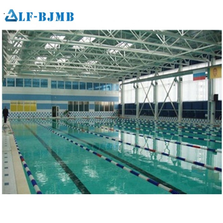 Couverture en Polycarbonate Préfabriquée Structure En Acier Auvent De Piscine
