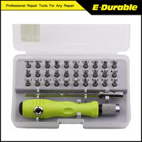 Jeu de tournevis de précision universel 32 en 1, kit d'outils de réparation électronique démontable pour téléphone portable, ordinateur portable, tablette PC