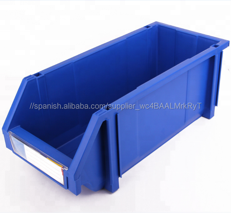 Durable plástico apilable Tote Bin para artículos recoger (PK004)