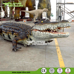 Parc aquatique D'attractions Animatronic <span class=keywords><strong>De</strong></span> Pulvérisation D'<span class=keywords><strong>eau</strong></span> Crocodile Modèle - Product Image 3