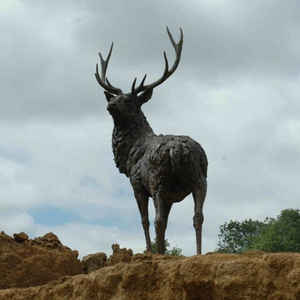 Decorazione usata in metallo Statue <span class=keywords><strong>da</strong></span> <span class=keywords><strong>giardino</strong></span> in ottone <span class=keywords><strong>cervo</strong></span> a grandezza naturale <span class=keywords><strong>statua</strong></span> animale all'aperto - Product Image 5
