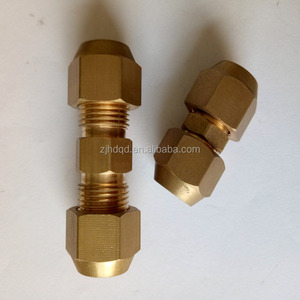 Unión en T de compresión de latón, Conector de 3 vías, tubo de 1/4 ", manga de ferrels de compresión de latón macho, conector rápido de tres vías - Product Image 5
