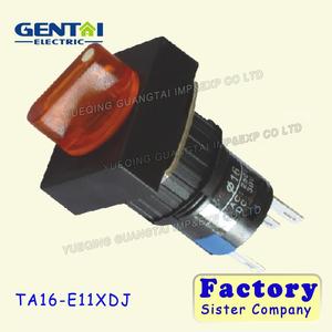 高品質E11MD 12v 110v 220v 5a赤い瞬間維持照明付きキノコ押しボタンスイッチ - Product Image 3