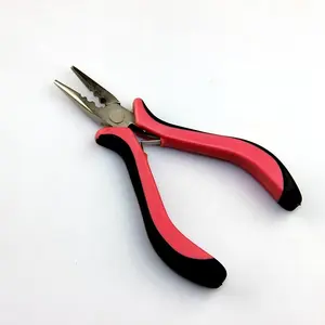 Micro bead steel hair extension pliers, human hair extension pliers, human hair pliers with teeth for hair extensions
