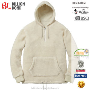 2017 <span class=keywords><strong>precio</strong></span> barato más tamaño hombres Sherpa fleece pullover sweater con capucha - Product Image 1