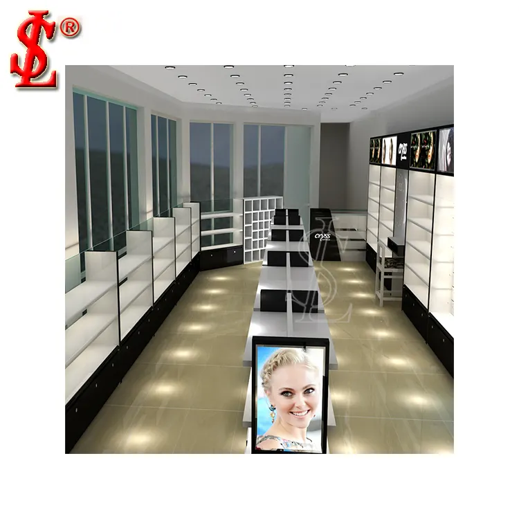 Professional Display Showcase Factory Cosmetic Shop Decoration Design