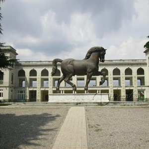 Gran jardín al aire libre de arte deco riproduzioni arte del metal del caballo de bronce - Product Image 5