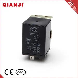 QIANJI 중국 30A 250VAC 24VDC 전기 높은 전원 릴레이 WP-30A