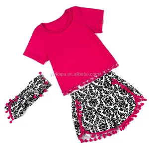 Wholesale western clothing outdoor clothing sets girl boutique clothing summer 2018