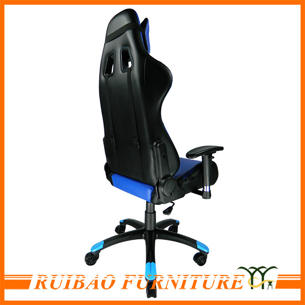 Large high PU leather Erogonomic Racing Style game computer desk chairs